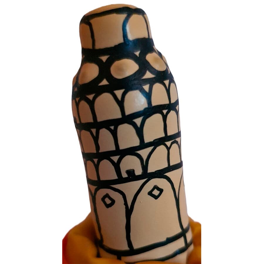 CONDOMERIE - HANDPAINTED NOVELTY CONDOMS PISA TOWER 5