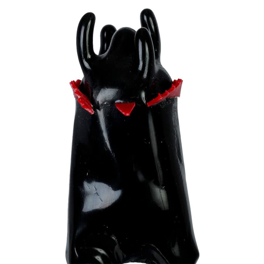 CONDOMERIE - HANDPAINTED NOVELTY CONDOMS BLACK TOWER XL