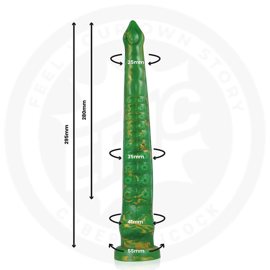 EPIC - DILDO HYLOS GREEN FLASH 3