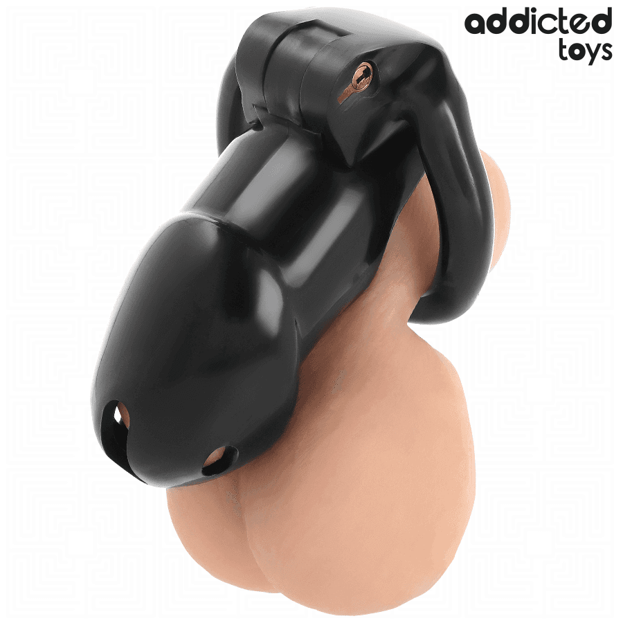 ADDICTED TOYS LOCKED - MINDNIGHT CELL PENIS CAGE SIZE L 5