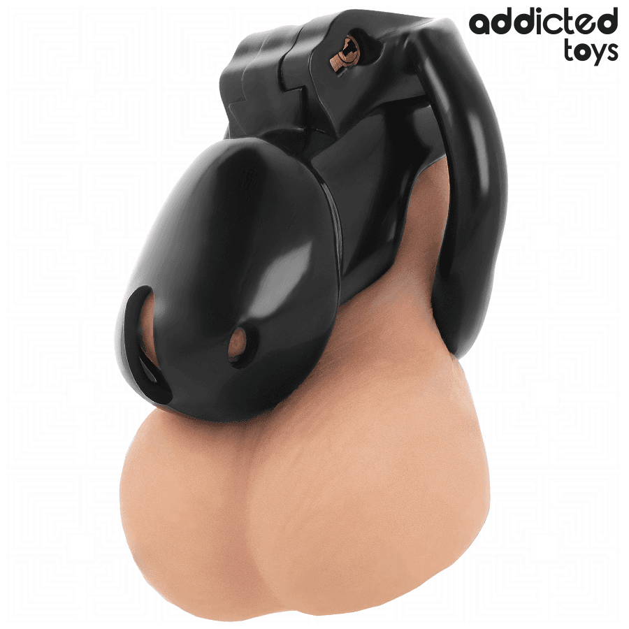 ADDICTED TOYS LOCKED - MINDNIGHT CELL PENIS CAGE SIZE S 5