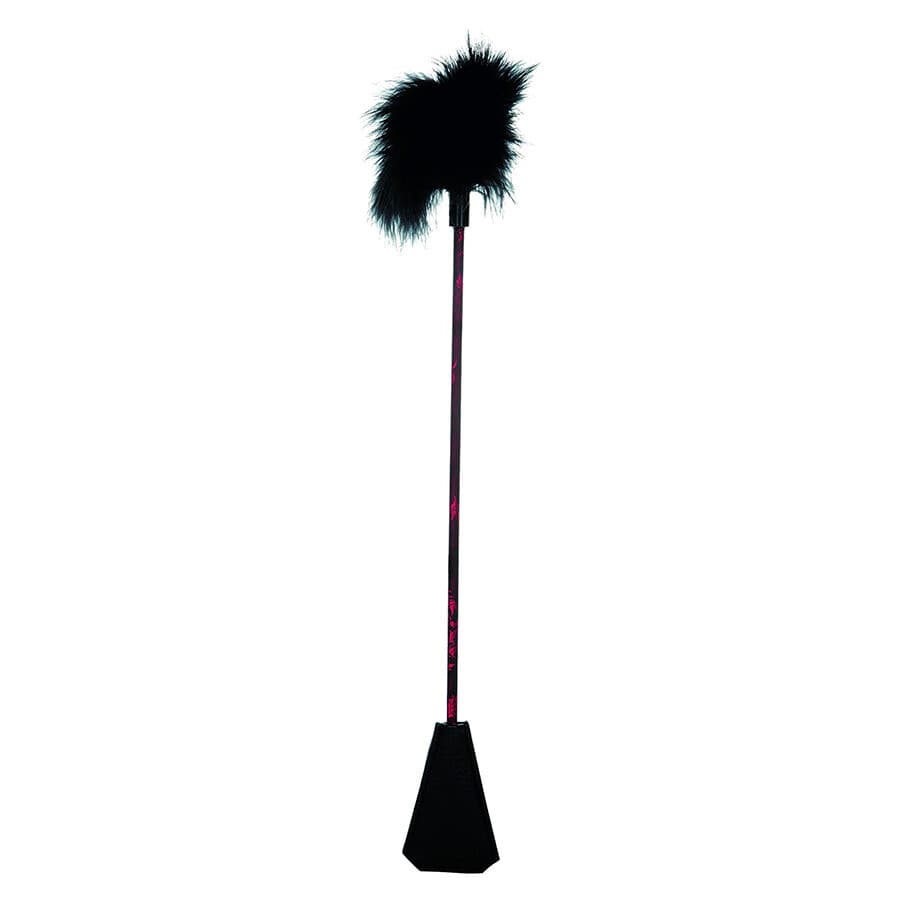 CALEXOTICS - SCANDAL BLACK FEATHER WHIP