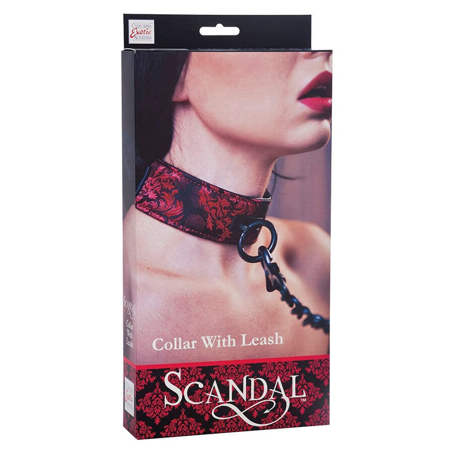 CALEXOTICS - SCANDAL NECKLACE WITH BLACK STRAP 2