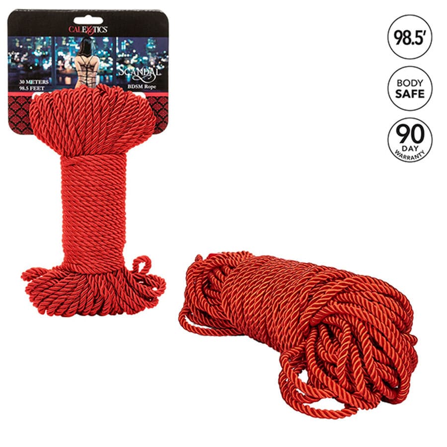 CALEXOTICS - SCANDAL RED BDSM ROPE 30 M 5