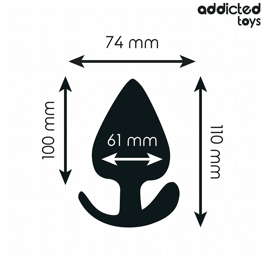 ADDICTED TOYS - ANAL PLUG SILICONE SIZE XXL 11 CM 4