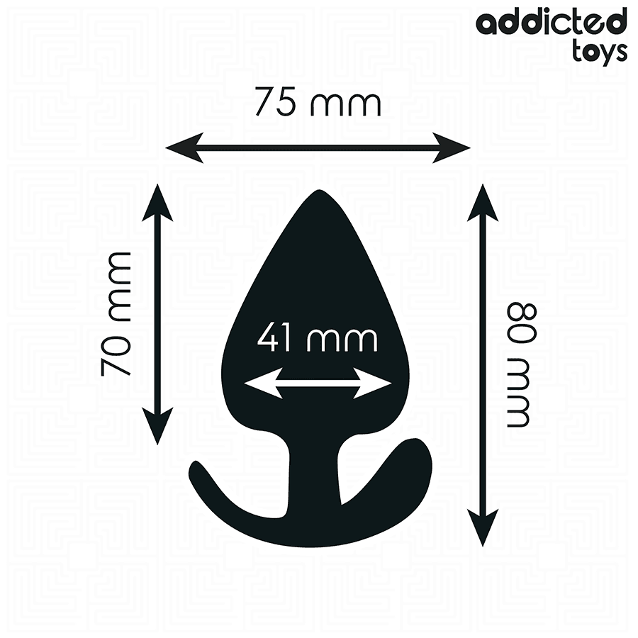 ADDICTED TOYS - ANAL PLUG SILICONE SIZE L 8 CM 4