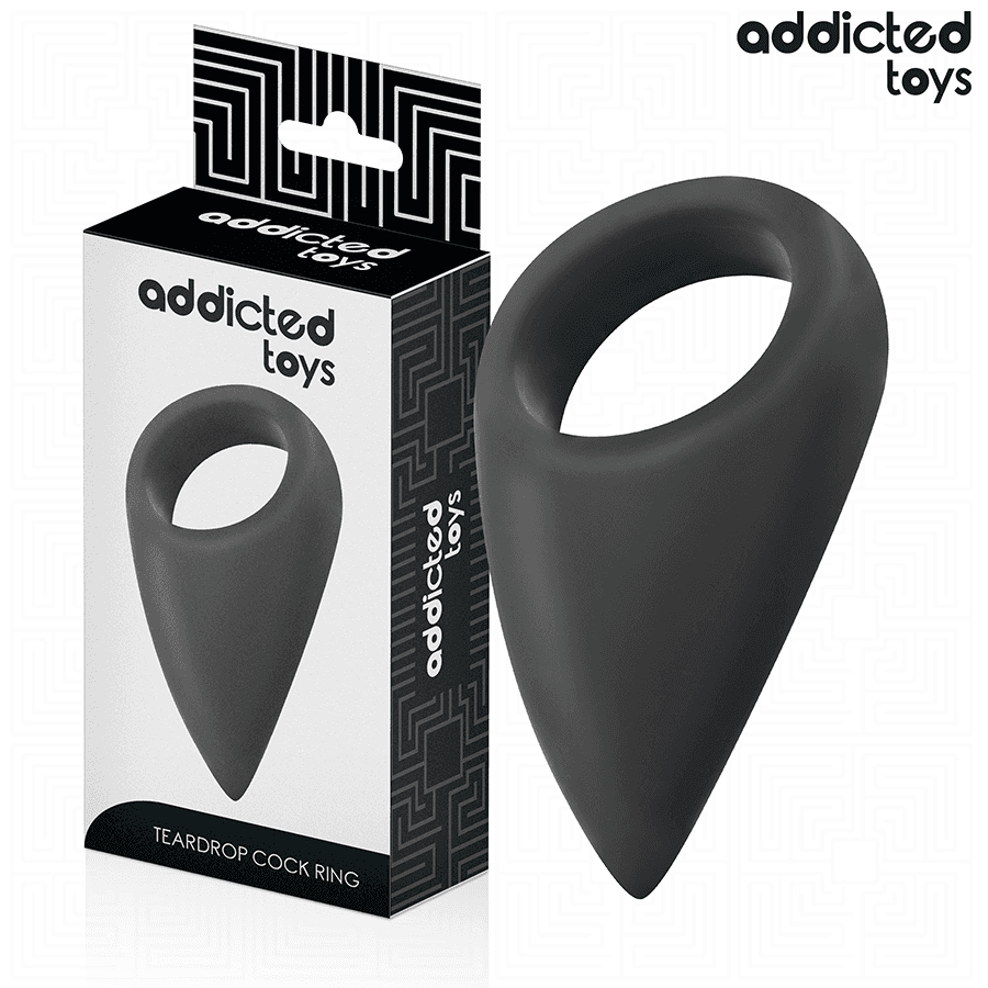 ADDICTED TOYS - TEAR SHAPED PENIS RING 2