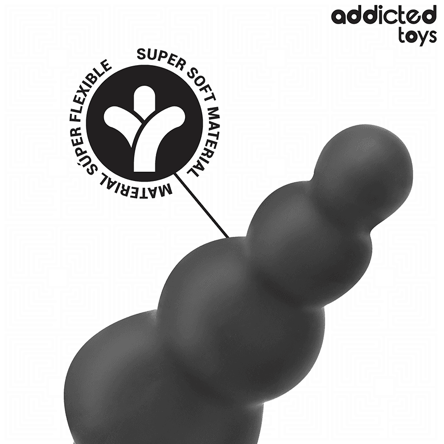 ADDICTED TOYS - ANAL PLUG WITH RING SILICONE MODEL 5 5