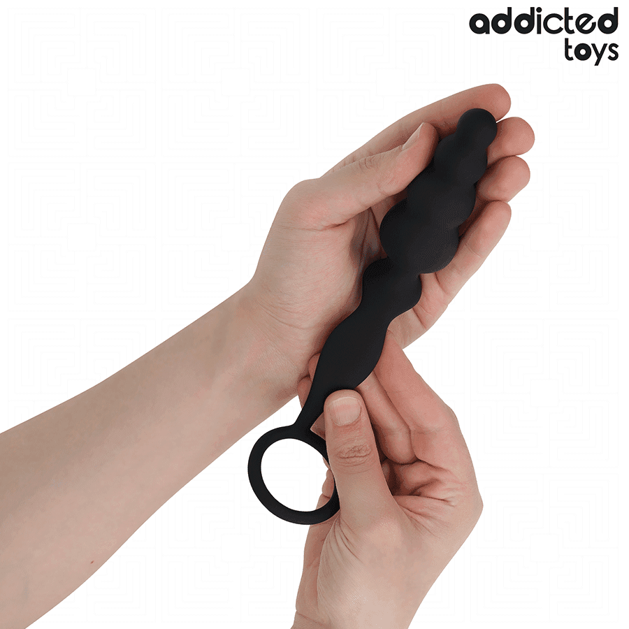 ADDICTED TOYS - ANAL PLUG WITH RING SILICONE MODEL 5 3
