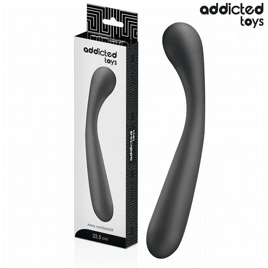 ADDICTED TOYS - DOUBLE ANAL MASSAGER SILICONE 22.5 CM 2