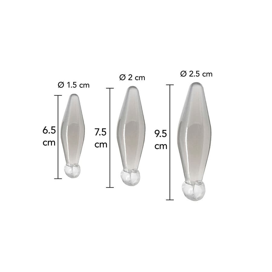 TOYJOY - ANAL PLAY 3-PIECE TRANSPARENT FINGER RIMMER 2