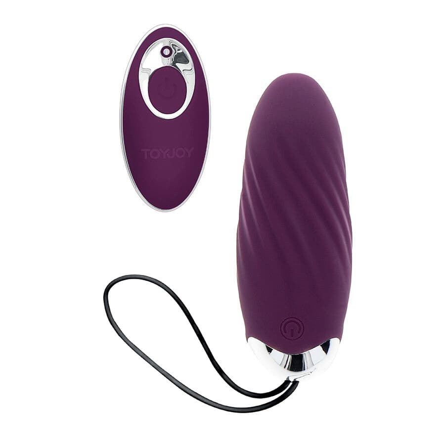 TOYJOY - HAPPINESS KNOCK KNOCK EGGSTAVAGANT VIBRATOR WITH REMOTE CONTROL PURPLE 5
