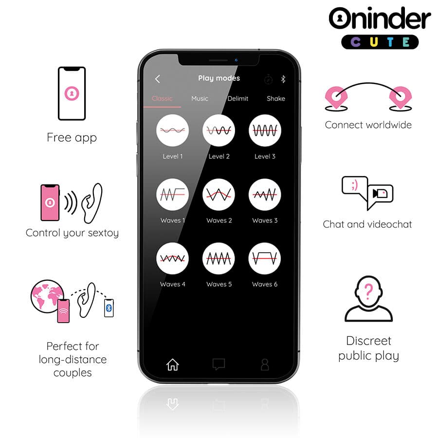 ONINDER CUTE - LOVE BUNNY VIBRATOR G-SPOT CLITORIS - FREE WORLDWIDE APP 4