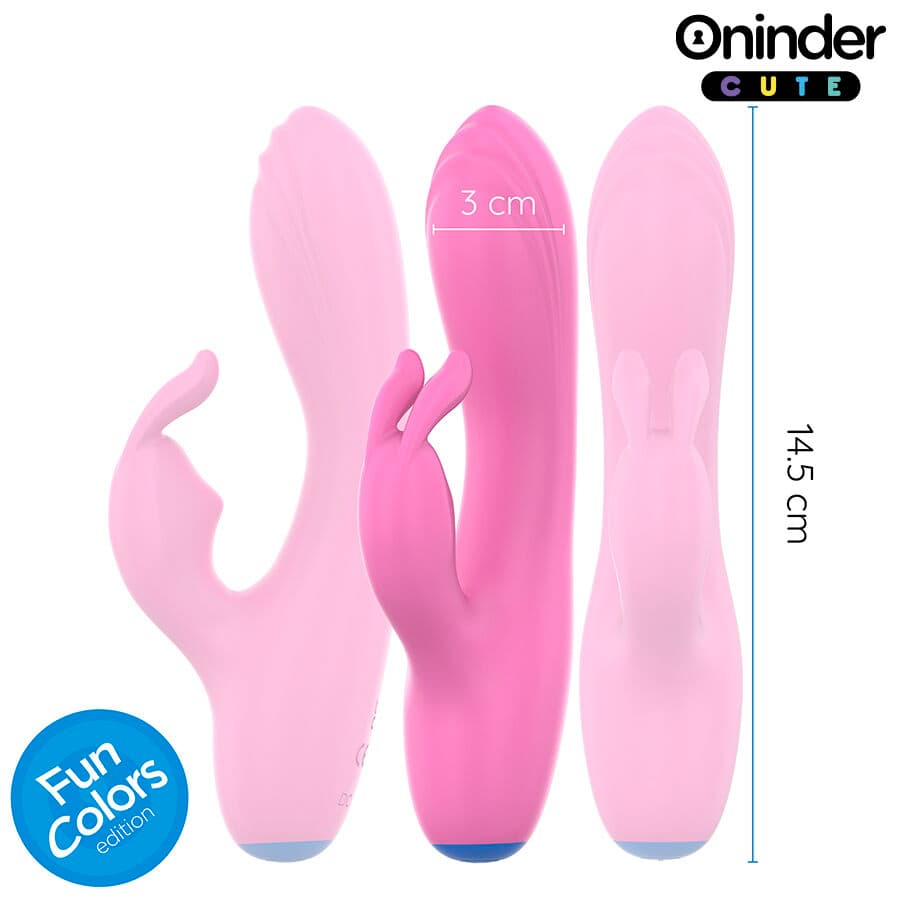 ONINDER CUTE - LOVE BUNNY VIBRATOR G-SPOT CLITORIS - FREE WORLDWIDE APP 3