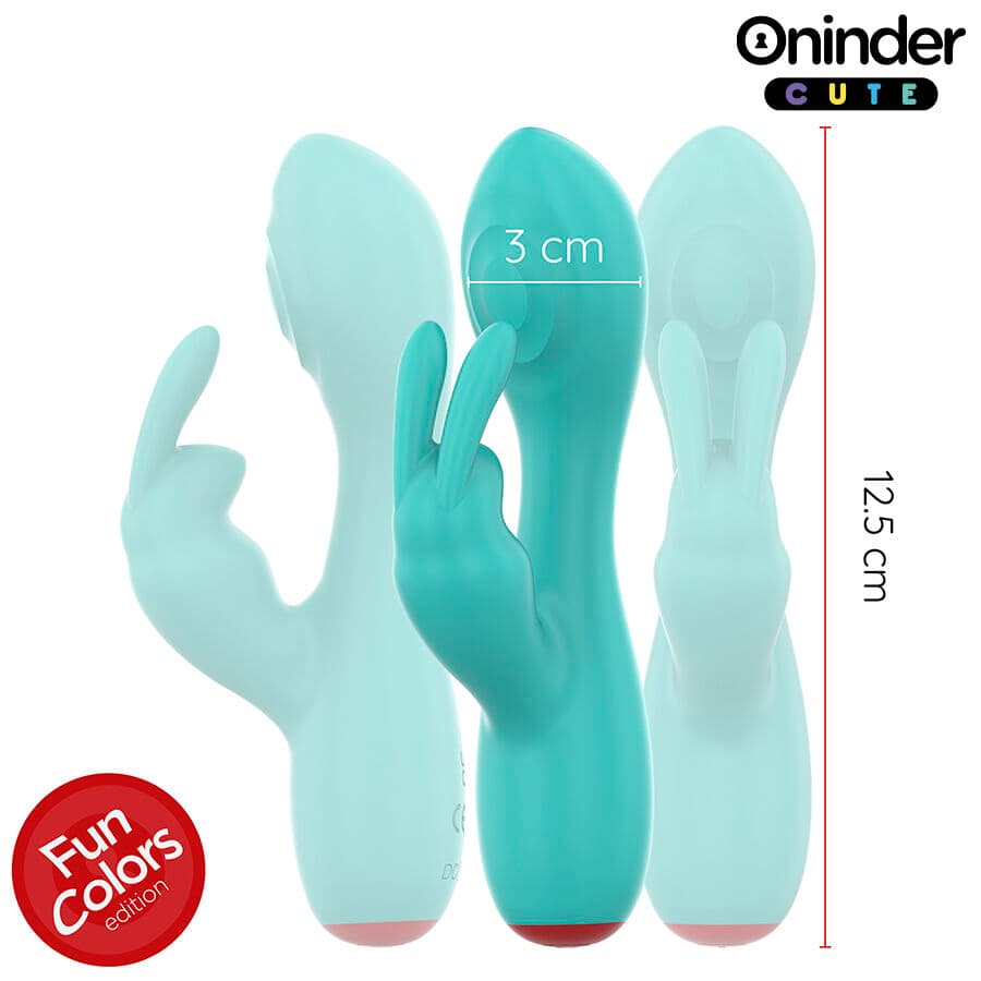 ONINDER CUTE - LOVE BUNNY G-SPOT CLITORAL VIBRATOR - FREE WORLDWIDE APP 3
