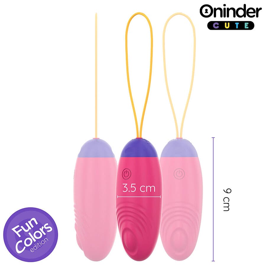 ONINDER CUTE - LOVE PLEASURE VIBRO-WAVE TAPPING SILICONE EGG - FREE GLOBAL APP 4