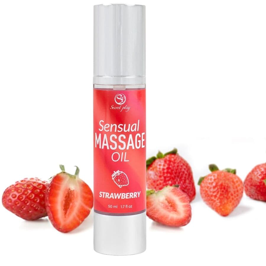 SECRETPLAY - STRAWBERRY MASSAGE OIL 3