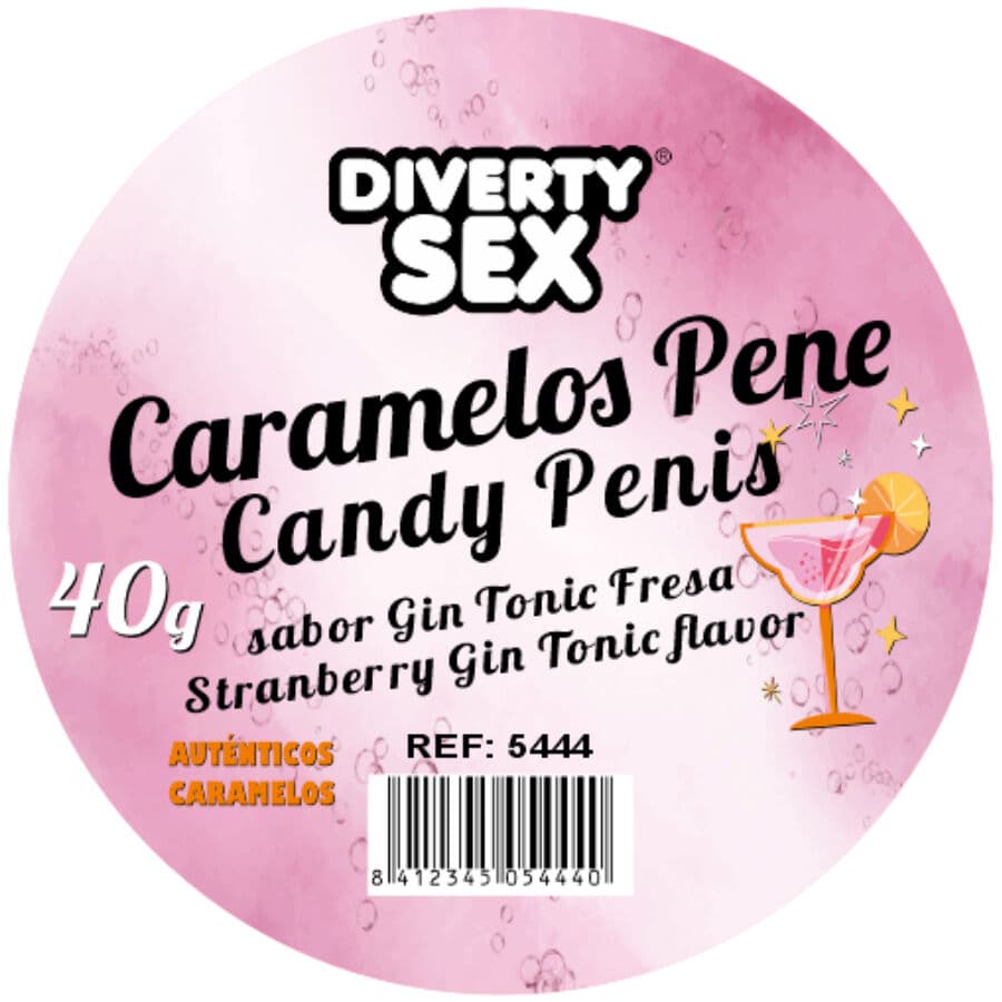DIABLO PICANTE - 20 GIN & TONIC FLAVORED PENIS CANDIES 2
