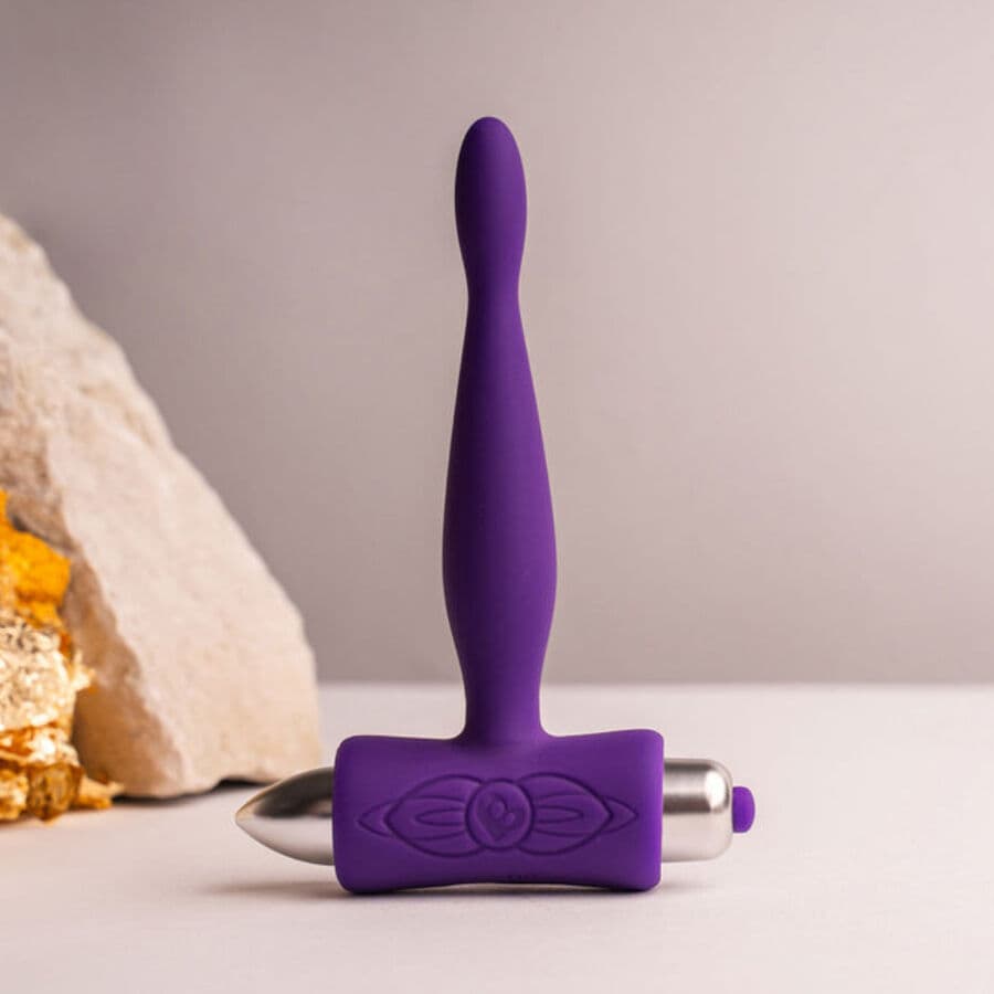 ROCKS- OFF - PETITE SENSATIONS TEAZER ANAL PLUG VIBRATOR PURPLE 2