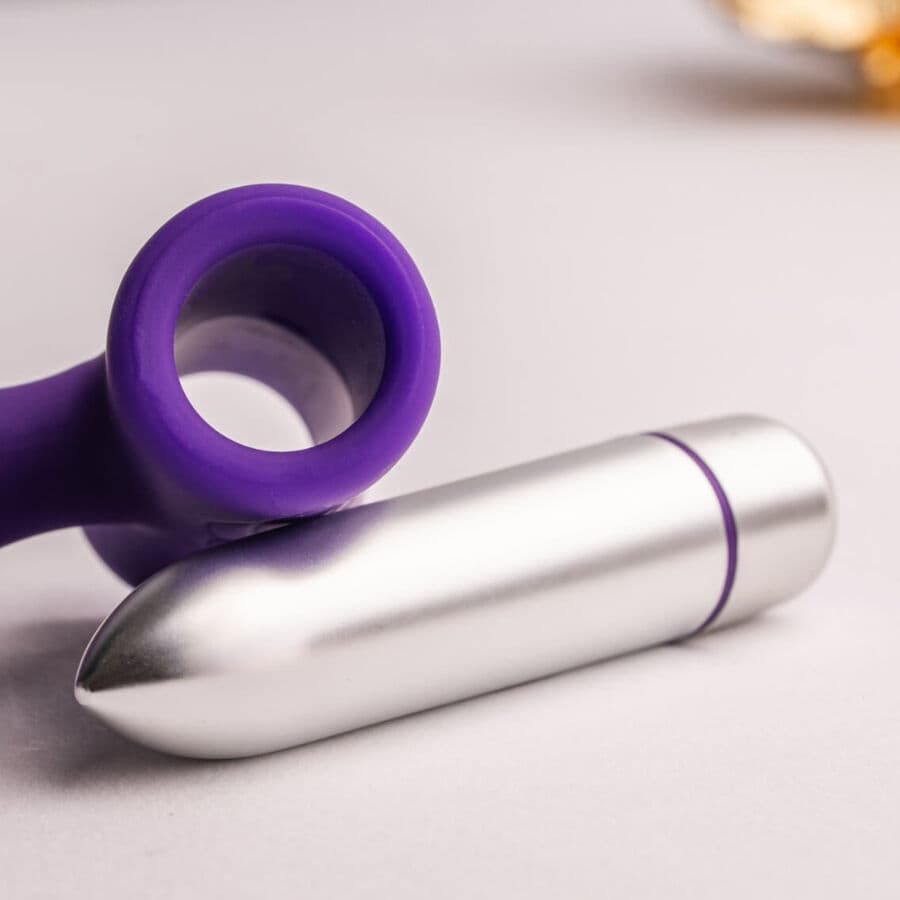 ROCKS- OFF - PETITE SENSATIONS TEAZER ANAL PLUG VIBRATOR PURPLE 5