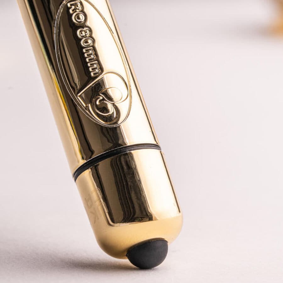 ROCKS- OFF - RO-80 CHAMPAGNE GOLDEN VIBRATING BULLET 4