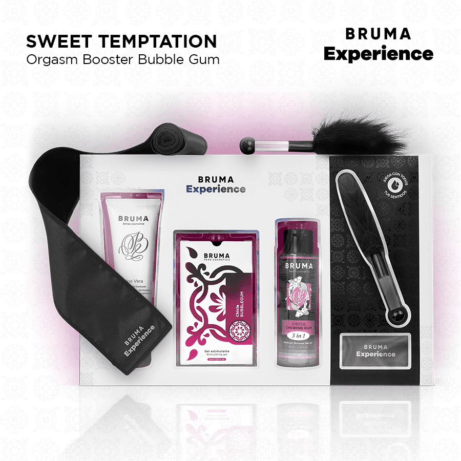 BRUMA XPERIENCE - SWEET GUM TEMPTATION KIT WITH ORGASM ENHANCER 2