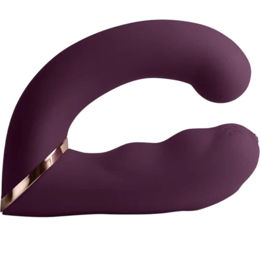 ROCKS-OFF - GEMINI DUAL VIBRATOR G-SPOT CLITORIS STIMULATOR PURPLE