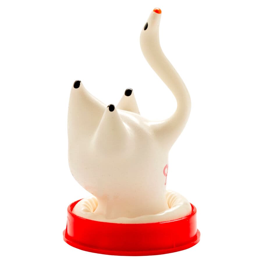 CONDOMERIE - HANDPAINTED NOVELTY CONDOMS SWAN 2