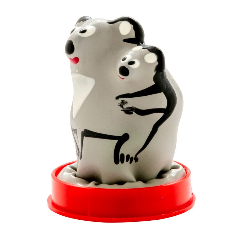 CONDOMERIE - HANDPAINTED NOVELTY CONDOMS KOALA + YOUNG 2