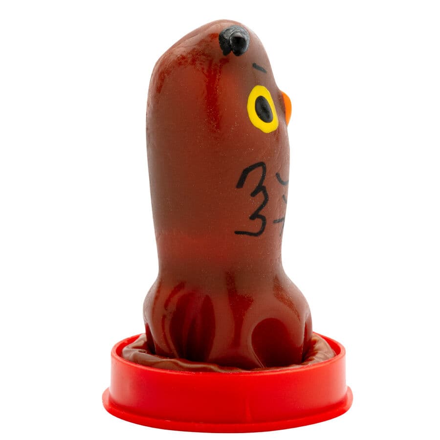 CONDOMERIE - HANDPAINTED NOVELTY CONDOMS OWL 2