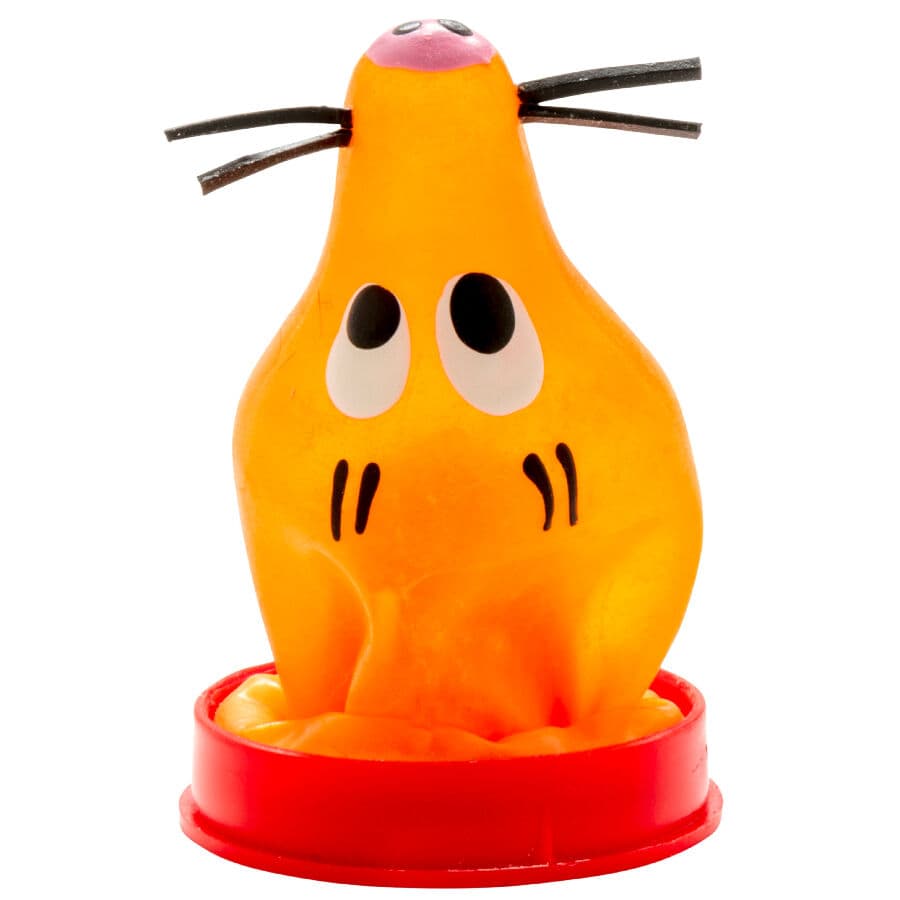 CONDOMERIE - HANDPAINTED NOVELTY CONDOMS FOX GLUED 2