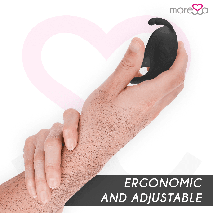 MORESSA - BRAD PREMIUM SILICONE RECHARGEABLE BLACK 5