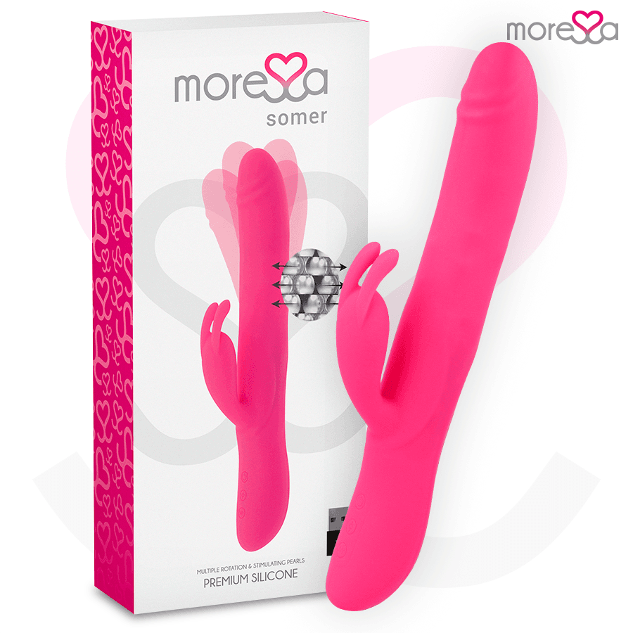 MORESSA - SOMER PREMIUM VIBRATOR WITH MULTIPLE ROTATION