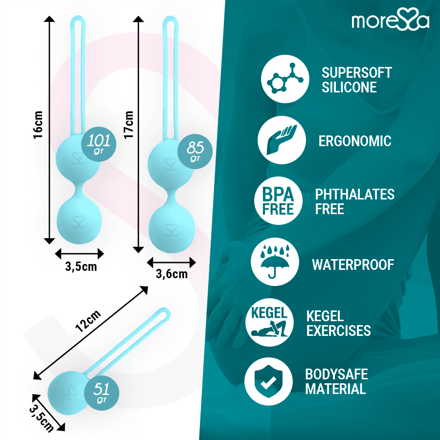 MORESSA - OSIAN SET PREMIUM TURQUOISE SILICONE 4
