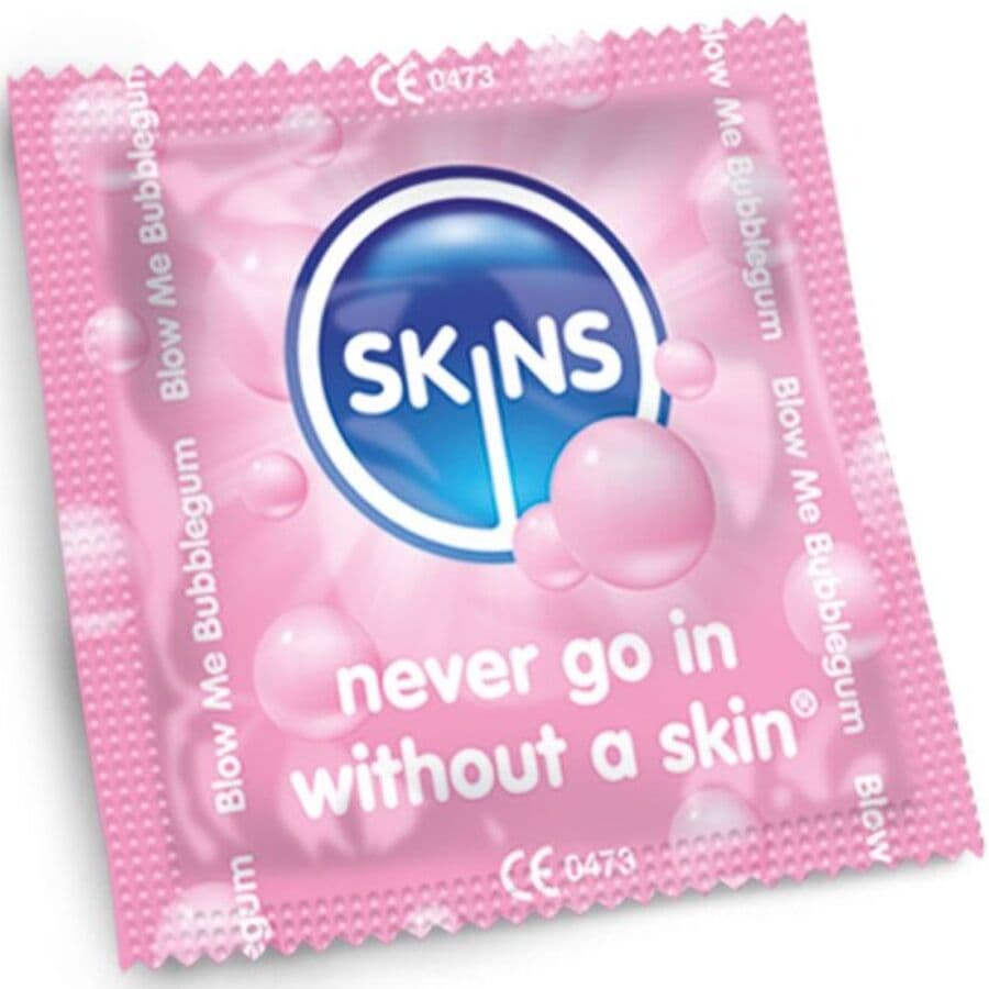 SKINS - BUBBLEGUM PREMIUM CONDOMS PACK 8 4