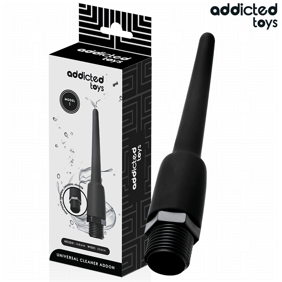 ADDICTED TOYS - ANAL CLEANER WITH UNIVERSAL ADAPTER MODEL 1 2
