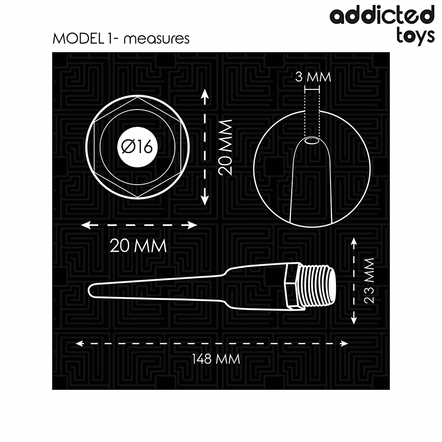 ADDICTED TOYS - ANAL CLEANER WITH UNIVERSAL ADAPTER MODEL 1 5