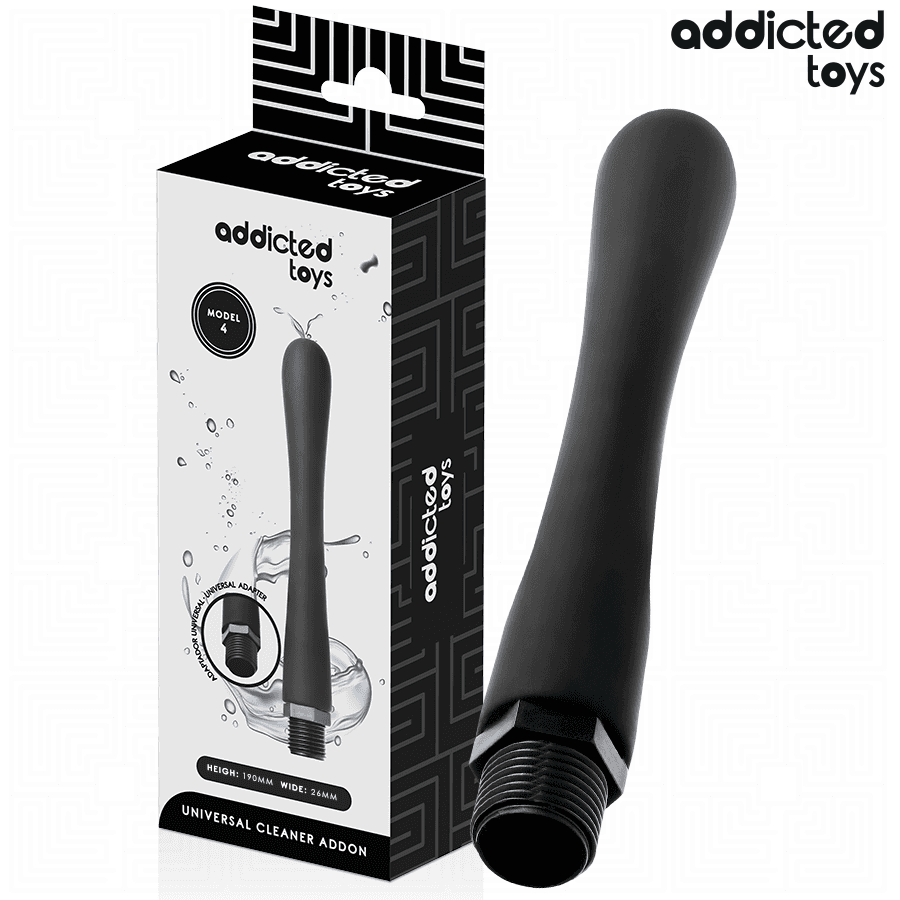 ADDICTED TOYS - ANAL CLEANER WITH UNIVERSAL ADAPTER MODEL 4 2