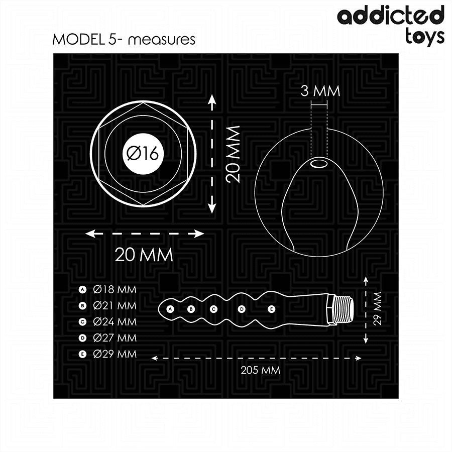 ADDICTED TOYS - ANAL CLEANER WITH UNIVERSAL ADAPTER MODEL 5 5