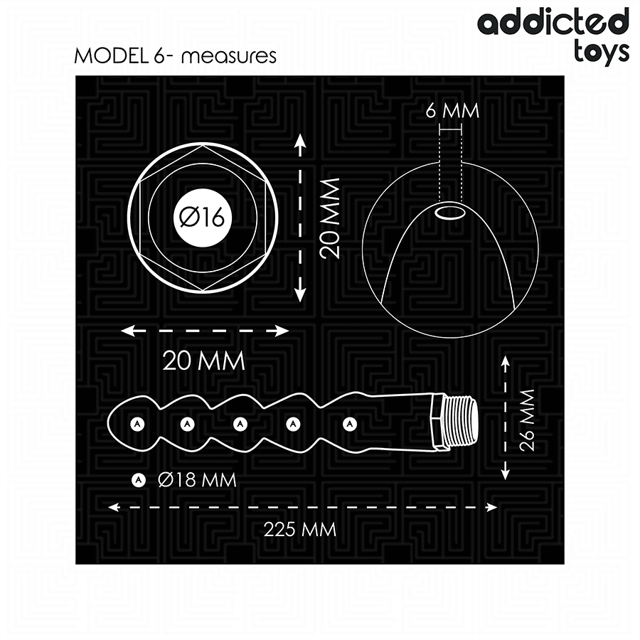 ADDICTED TOYS - ANAL CLEANER WITH UNIVERSAL ADAPTER MODEL 6 5