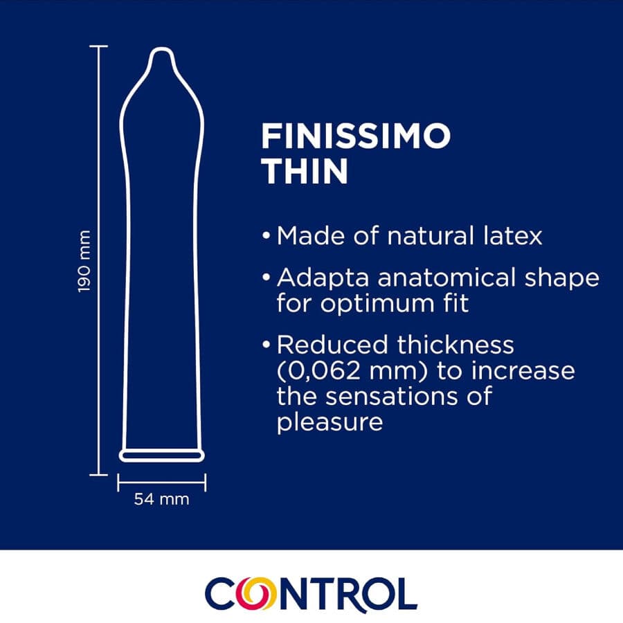 CONTROL - FINISSIMO SENSO CONDOMS 144 UNITS 2