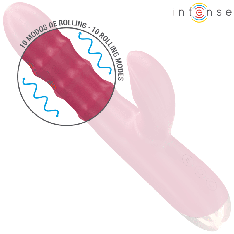 INTENSE - CHLOE MULTIFUNCTION VIBRATOR 3 IN 1 RED 3