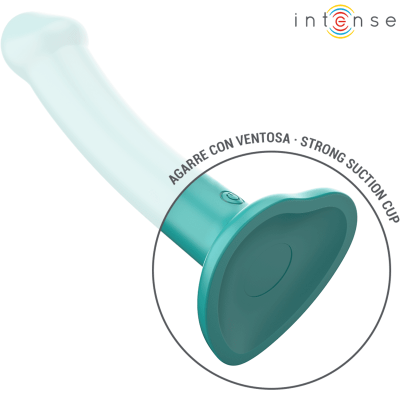 INTENSE - KATIE VIBRATOR WITH SUCTION CUP 10 VIBRATIONS BLUE REMOTE CONTROL 5