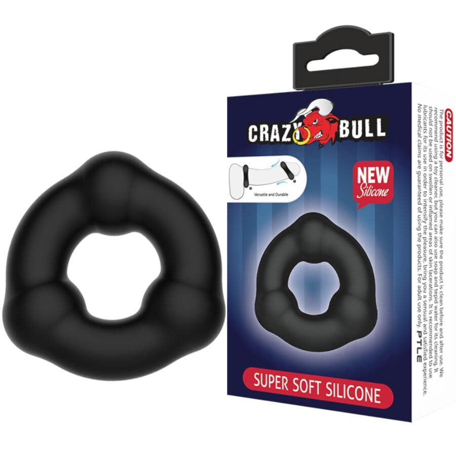 CRAZY BULL - SUPER SOFT SILICONE RING WITH NODULES