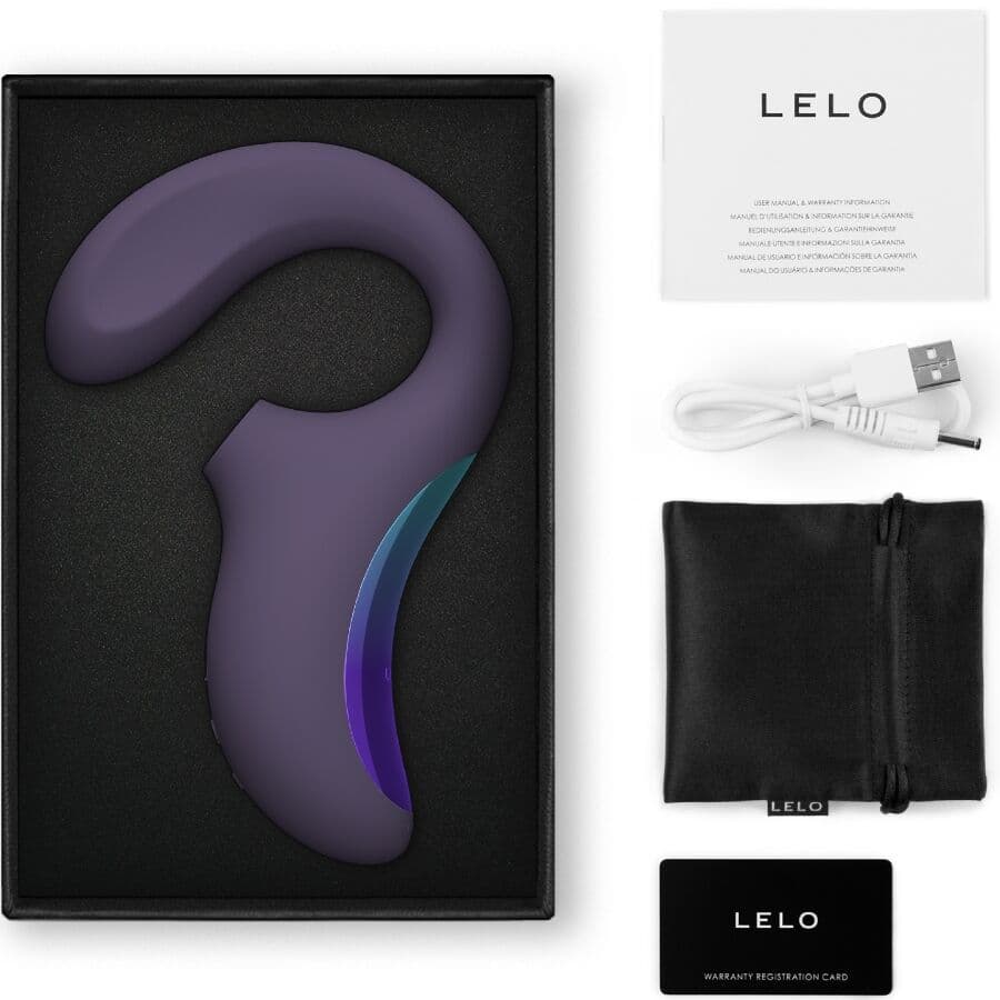 LELO - ENIGMA WAVE TRIPLE VIBRATION MASSAGER CYBER PURPLE 3