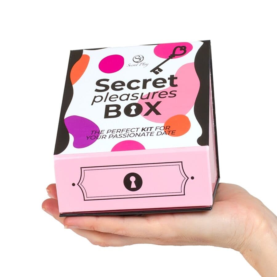 SECRET PLAY - PLEASURES BOX FOR COUPLES: DICE + VIBRATING BULLET + FEATHER PEN 4