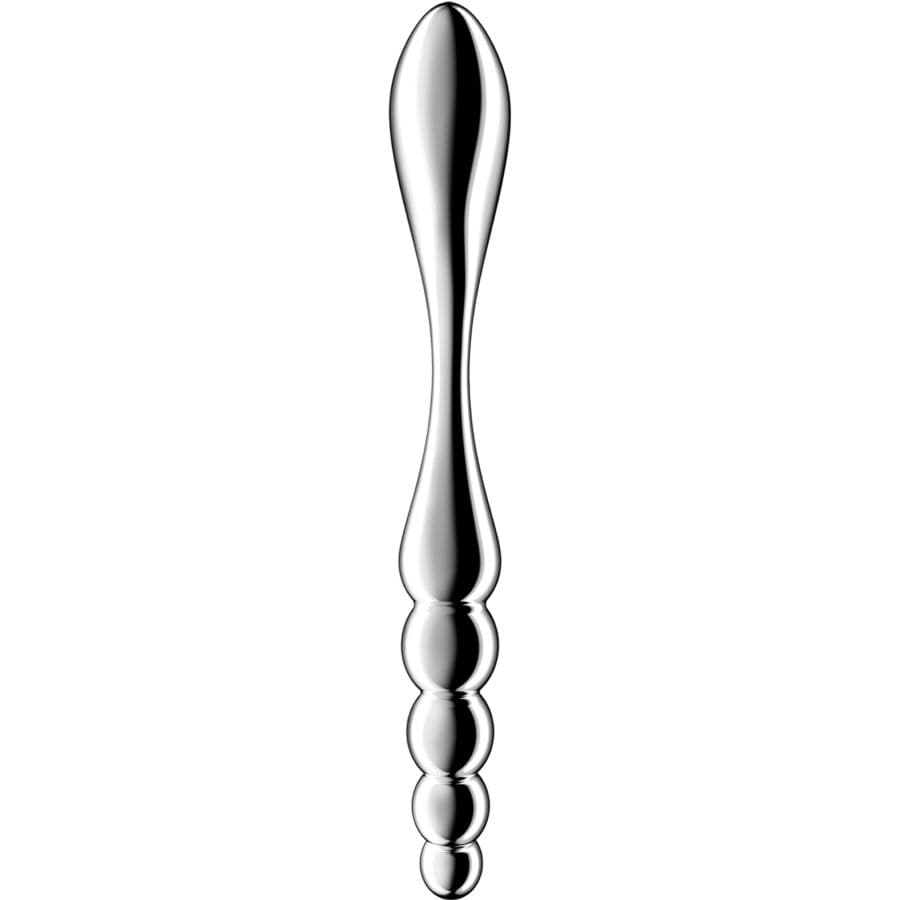 SATISFYER - STAR FORCE 1 STAINLESS STEEL DOUBLE-ENDED DILDO 2