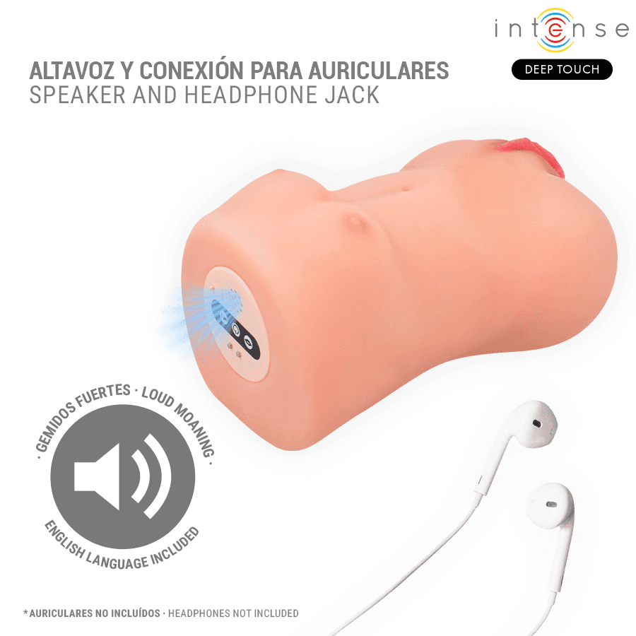 INTENSE DEEP TOUCH - CATHERINE VIBRATOR & SUCTION MASTURBATOR WITH VOICE 4