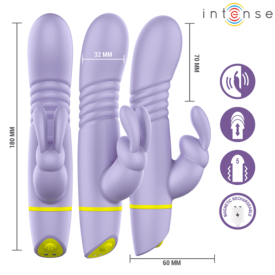 INTENSE - HELEN RABBIT STIMULATOR & THRUSTING VIBRATOR 5