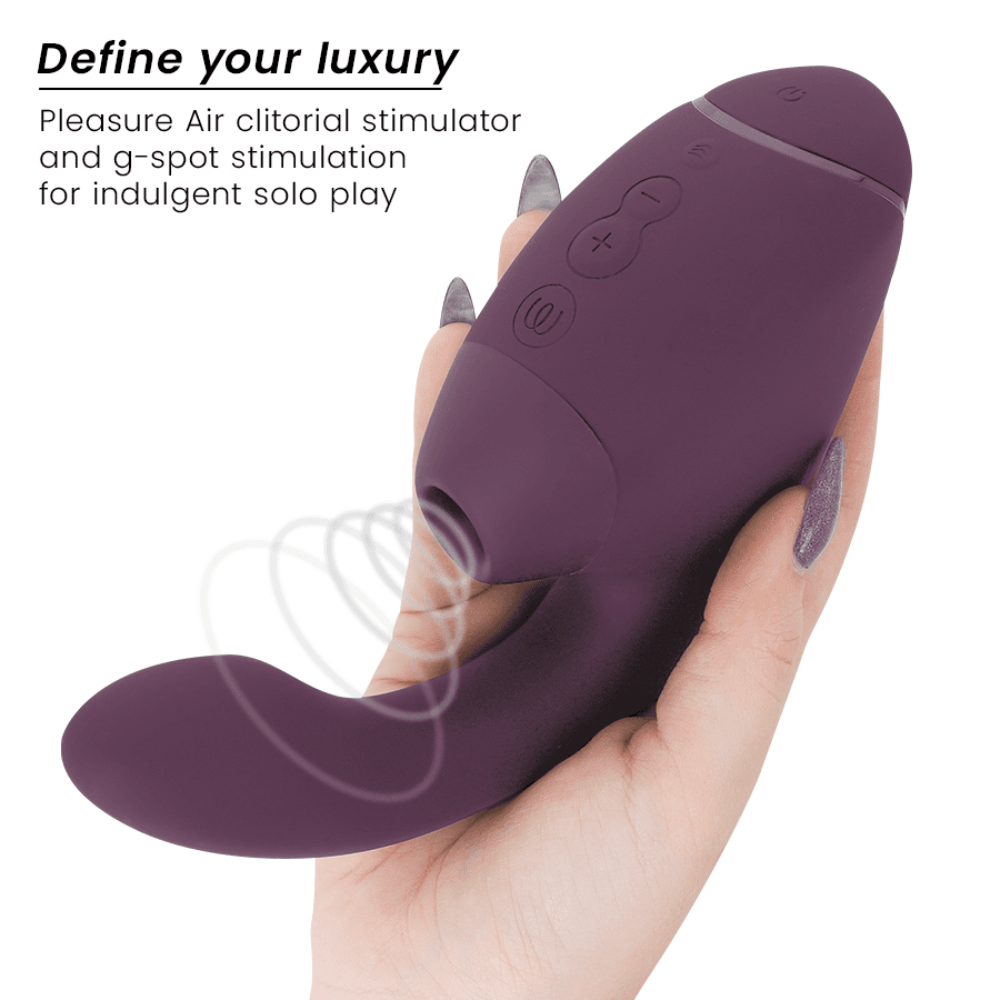 WOMANIZER - DUO NEXT DUAL CLITORAL & G-SPOT STIMULATOR DARK PURPLE 4